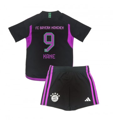 Bayern Munich Harry Kane #9 Bortedraktsett Barn 2023-24 Kortermet (+ Korte bukser)